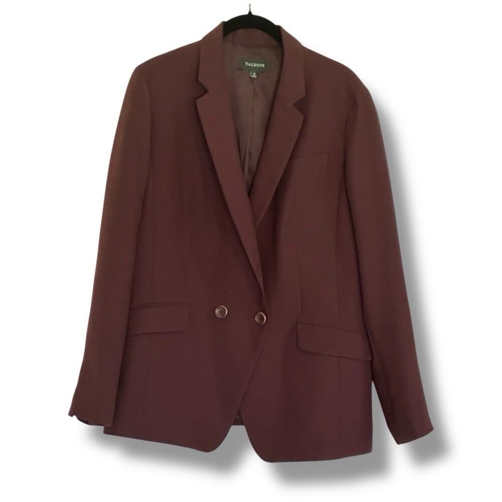Talbots Burgundy Blazer